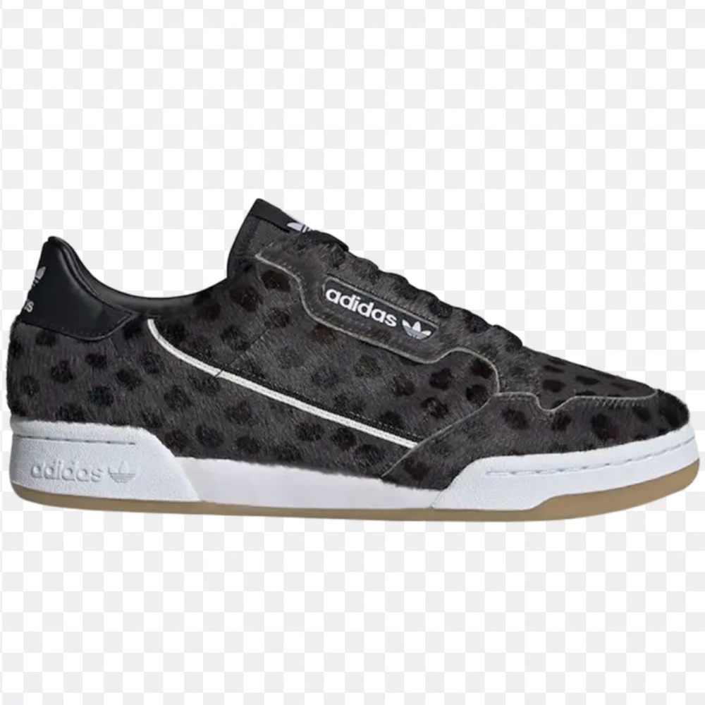 Adidas Continental 80 Black Leopard Sneakers Men’s Size 9